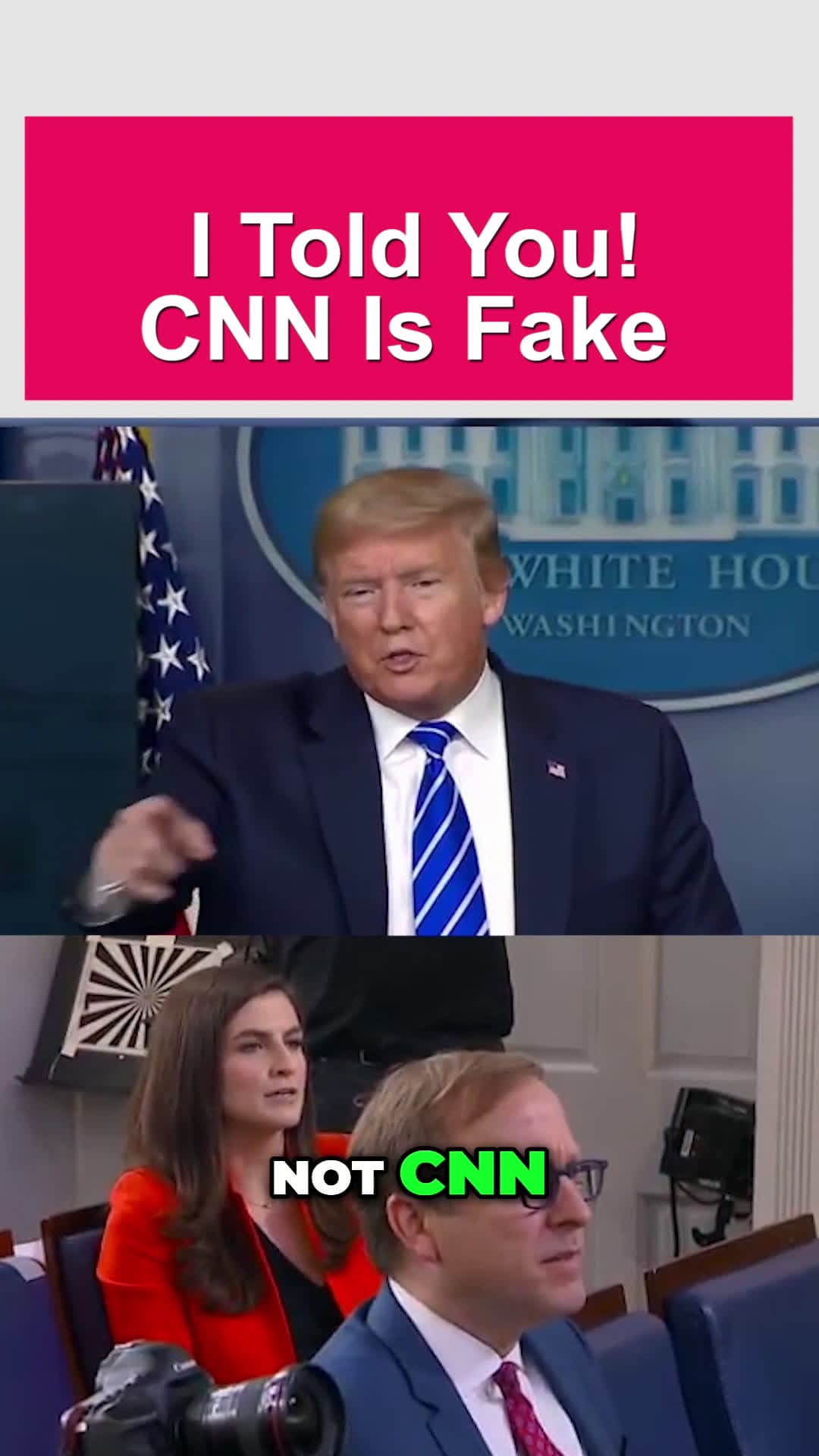 cover for President Trump Shutdown CNN reporter .