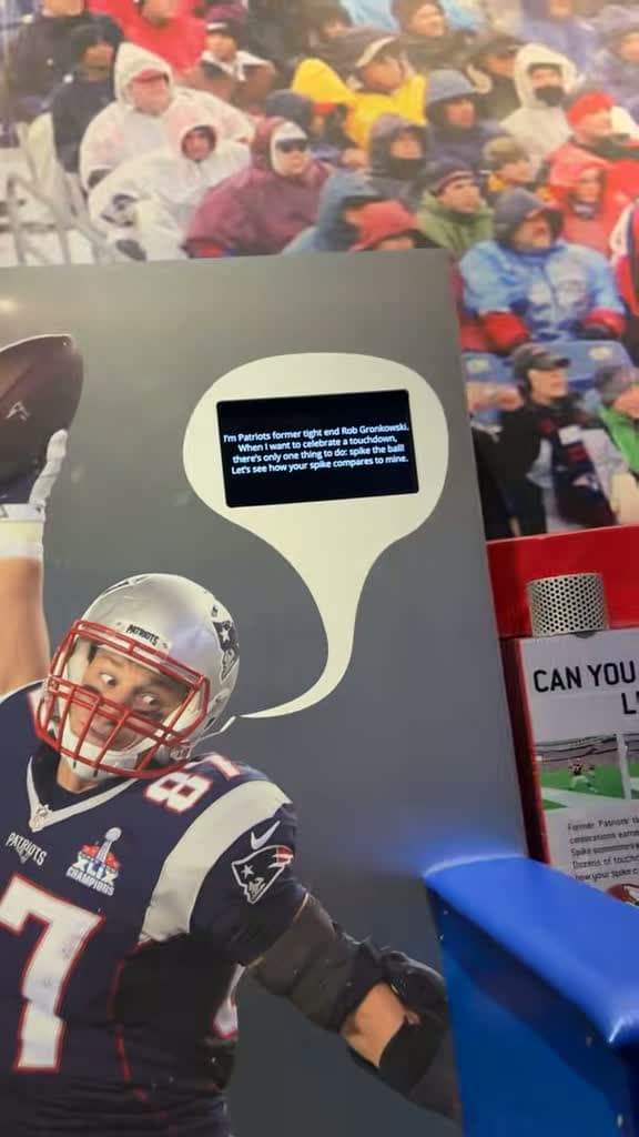 cover for Epic GRONK Spike at Gillette Stadium! 🔥 #Patriots #Football #Massachusetts
