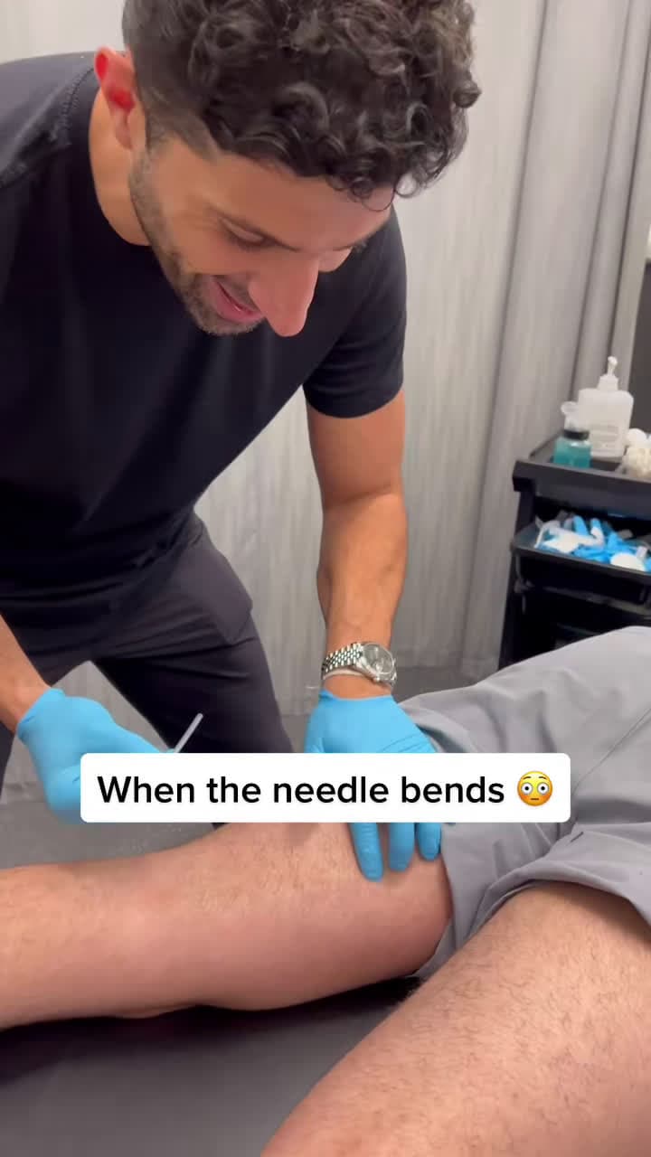 cover for When the needle bends #dayinmylife #physiotherapy #physiotherapist #physio #needle #foryou #fyp