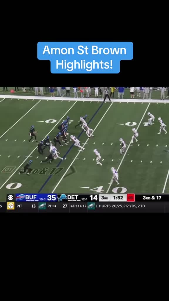 cover for Amon Ra St. Brown Dominates the Field! 🔥 #AmonRaStBrown #DetroitLions #NFLHighlights