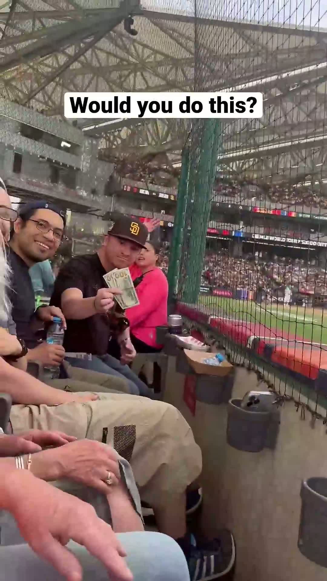 cover for He OFFERED ME THIS at MLB GAME 🤯