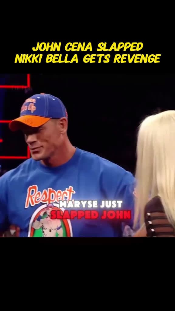 cover for John Cena Slapped Nikki Bella Gets RevengeWWE wwetiktok WWE fyp wweuniverse wwefa 54110 #ilovescoopz