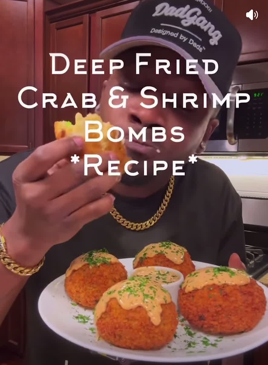 cover for Deep Fried Crab & Shrimp Bombs🤩😋�food ood #youscoopz optutorial orforyou or