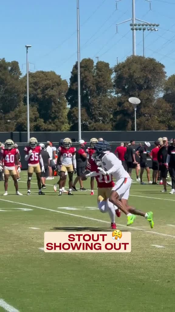 cover for ROOKIE SHOWING OUT ‼️ #uptonstout #jointpractice #nfl #49ers #interception  created by San Francisco 49ers with Jasper Lab’s trap hip hop(1396717)