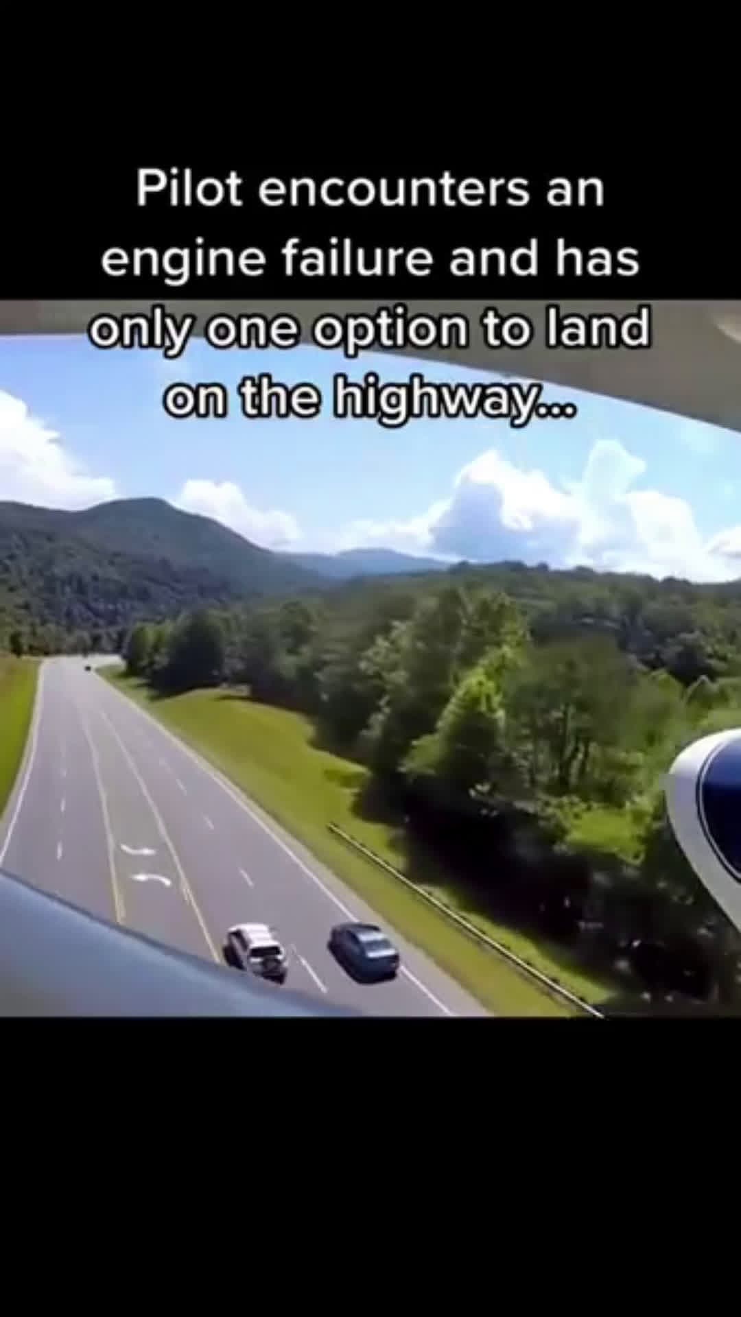 cover for Smooth landing on the highway! #aviation #crash #plane #scoopz #scoopzreels #fyp #fypシ 