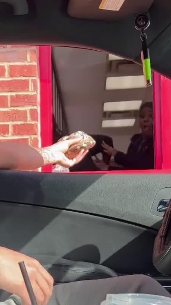 cover for DRIVE THRU SNAKE PRANK GONE WRONG fypage foryoupage foryou explore funnyvideos re 40190 #america