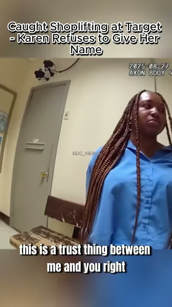 cover for Caught shoplifting at Target — Karen won’t give her name! 🚨 #Bodycam #Cops