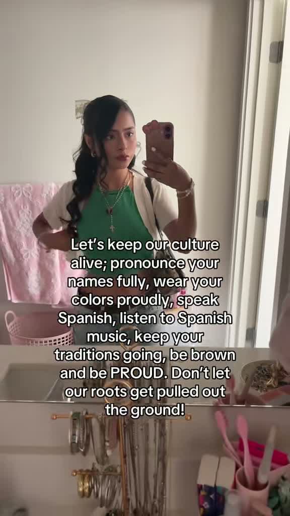cover for Proud to celebrate my Latina roots and culture! 🇲🇽🤎 #HispanicHeritage #LatinaMagic #MexicanAmerican