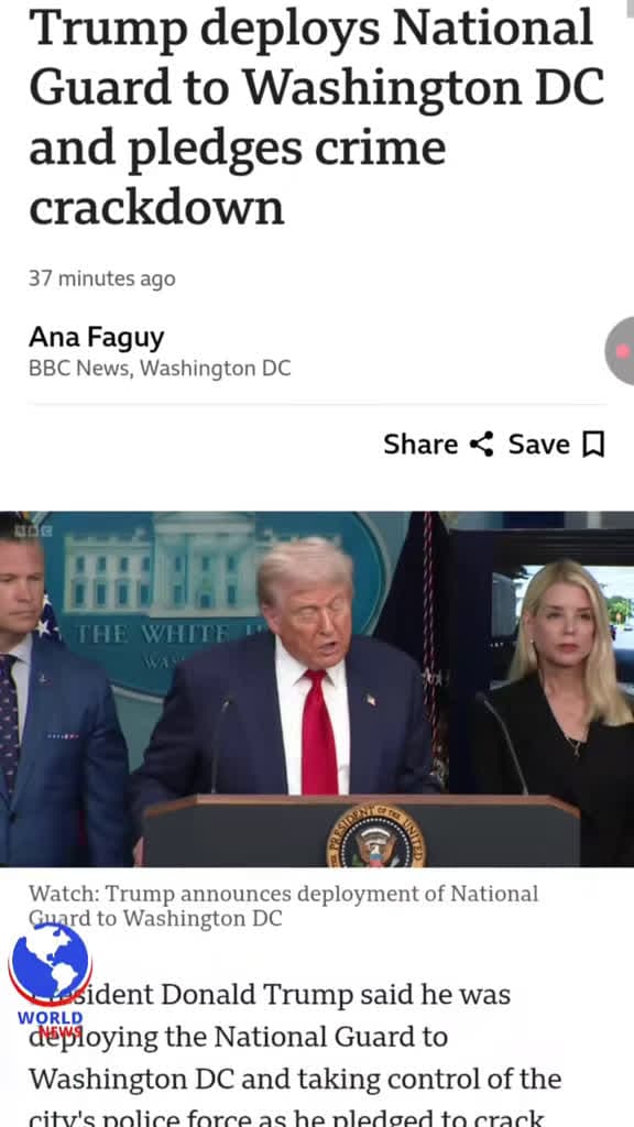cover for Trump deploys National Guard to DC as he pushes a crime crackdown and calls for relocating homeless residents, stirring questions about federal oversight. #Trump #DC #HomelessRelocation #NationalGuard