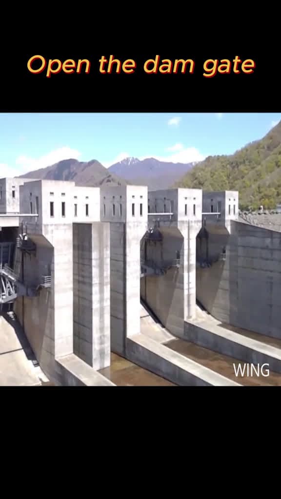 cover for Open the dam gate viral fyp fyp viral foryou moment arrived usa dam open releases gate 06698 #us