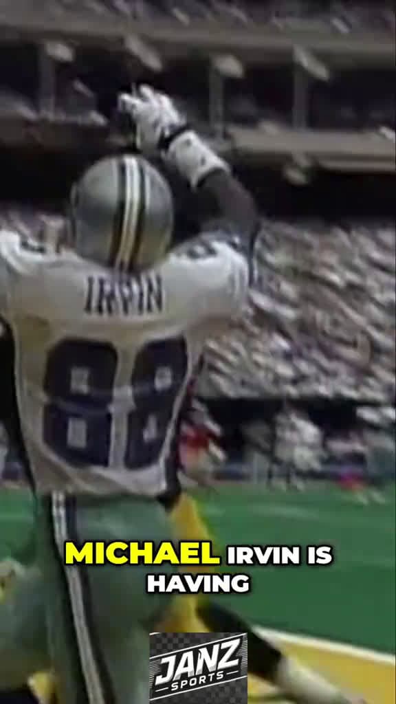 cover for Irvin was unstoppable! 🔥 These insane touchdown grabs will leave you speechless. Was he the greatest? #MichaelIrvin #NFLHighlights #DallasCowboys #GreatestCatches