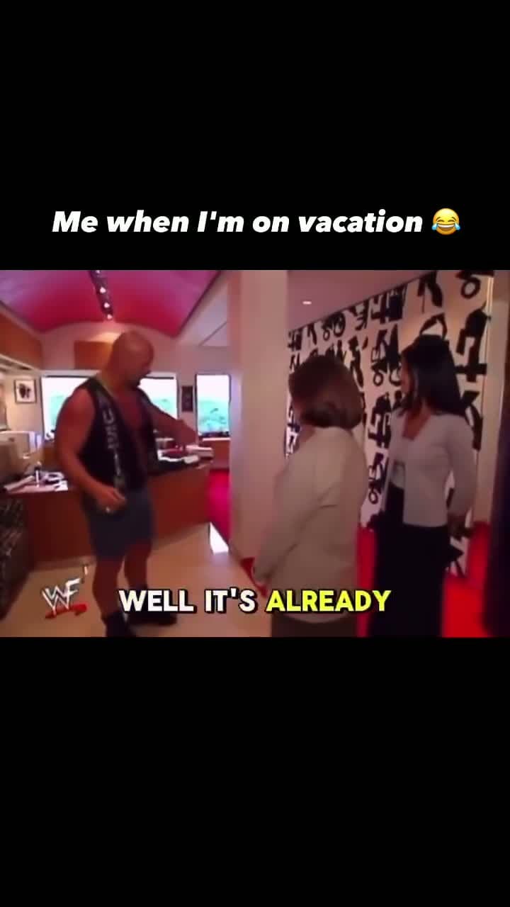 cover for Can’t wait to put my pto in 😩😂 #work #vacation #pto #wwe #funny #hilarious #fbreels #facebook #crazy #insane #drinking  #reels