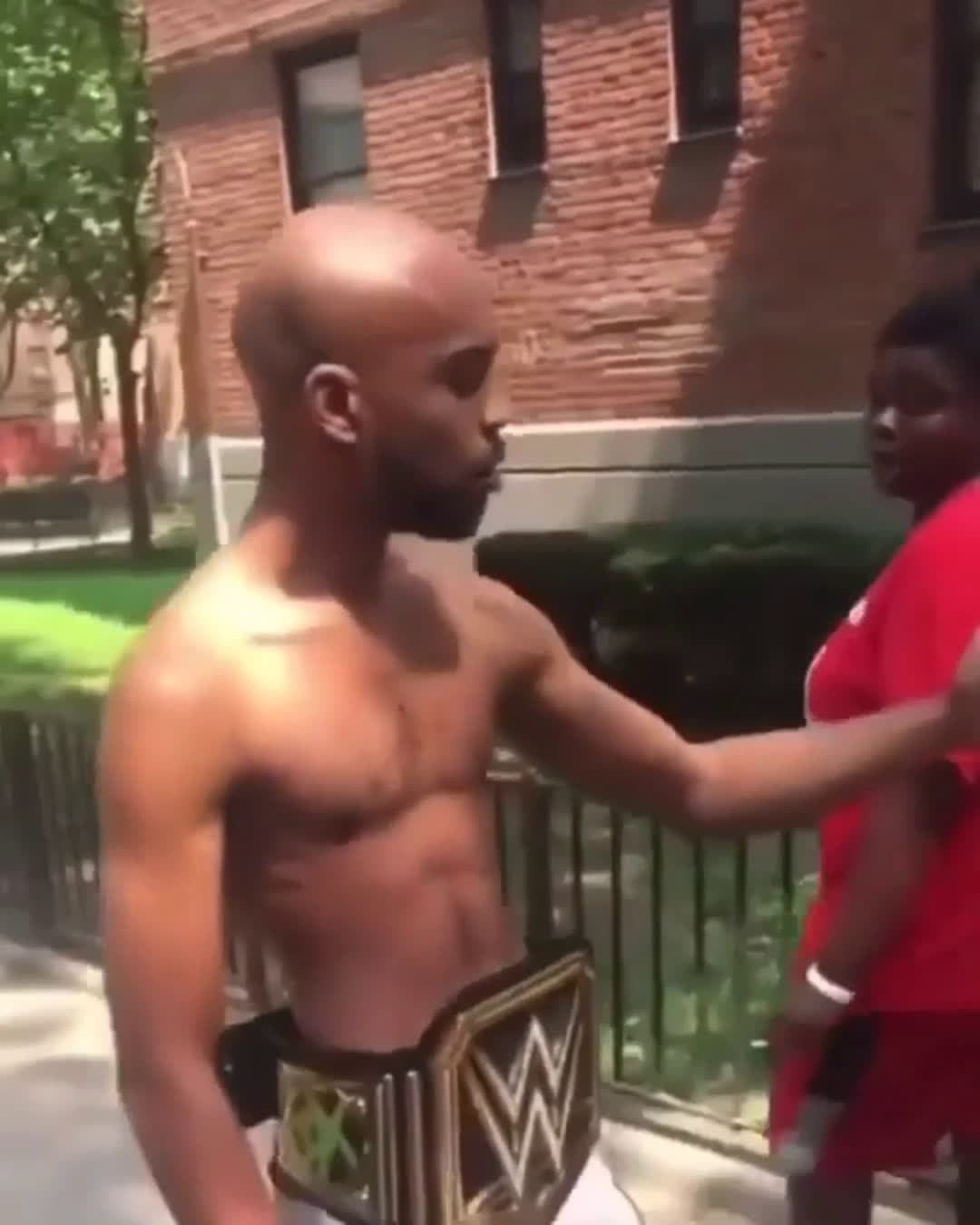 cover for Hood wrestler goes viral#wrestling #viral 