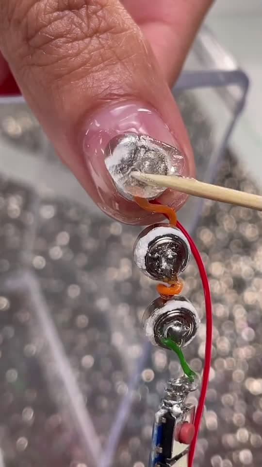 cover for Functional: "Laser Pointer" Light NAIL 🔦⚡️ #nails #nailtutorial #acrylicnails #beautyhacks #satisfying #scoopz  #viral 