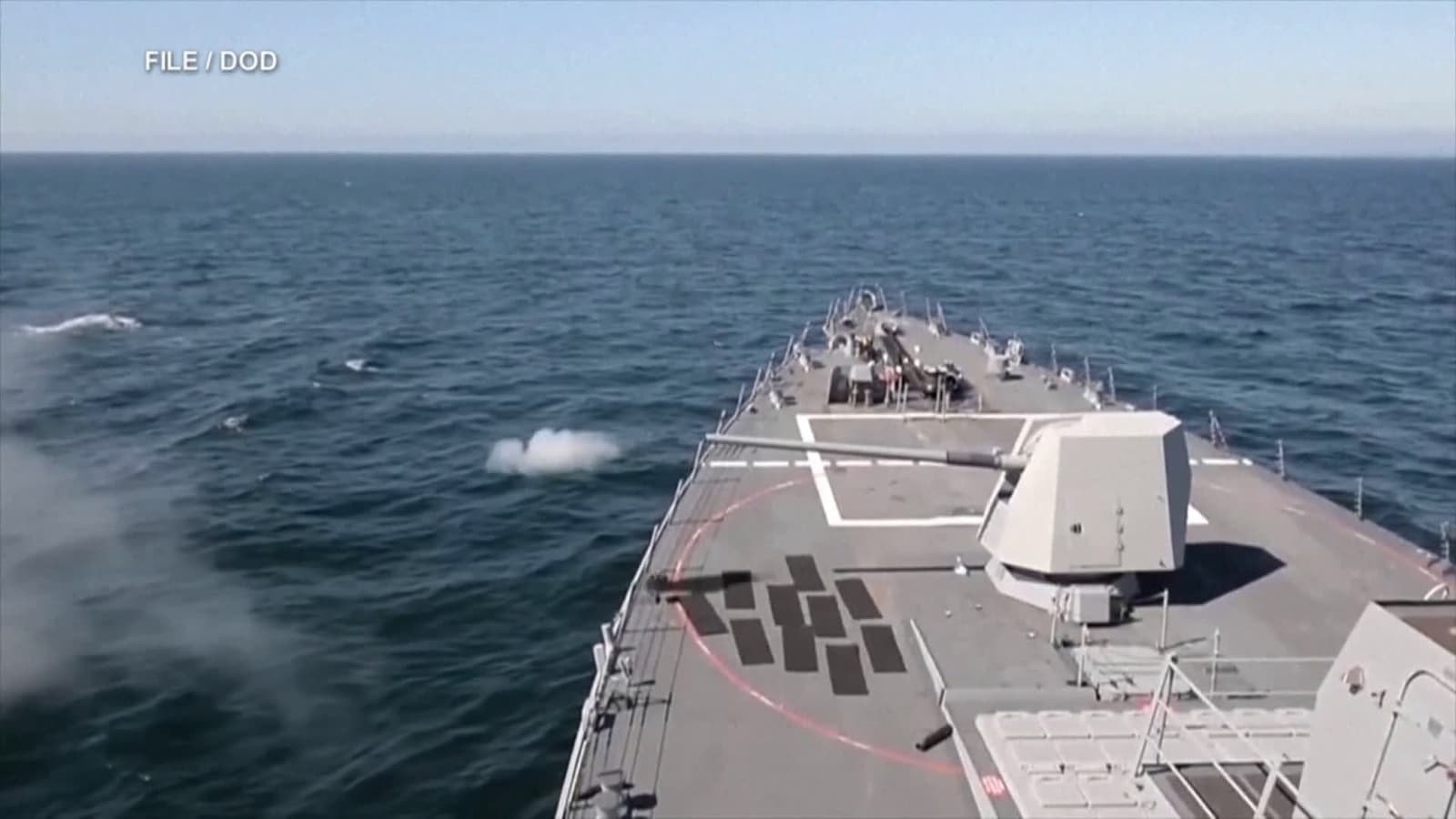 cover for Two military aircraft flew near a US Navy vessel in 'highly provocative move', Pentagon says