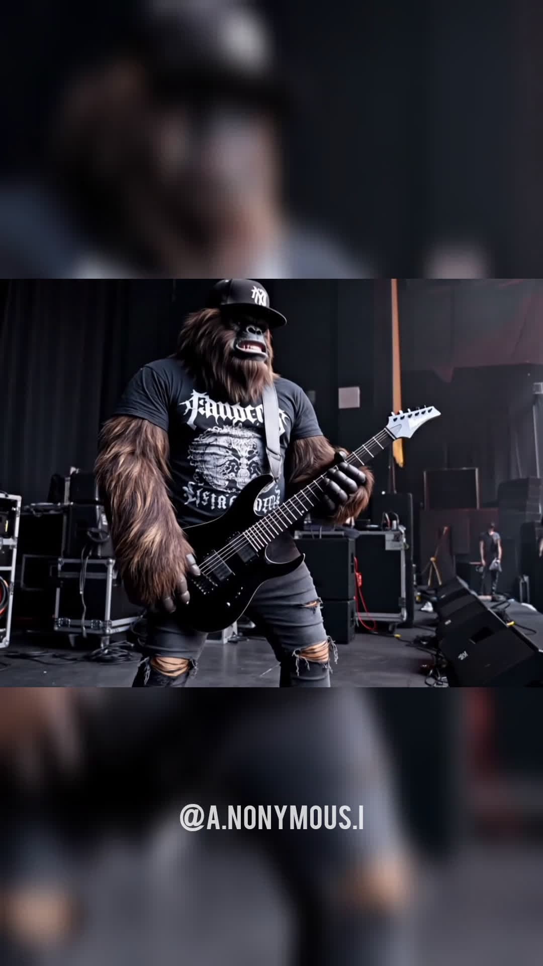cover for Bigfoot discovers METAL 💀 #bigfoot #200kviews #bigfootvlogs #metalcore #deathcore #guitar #veo3 #ai 