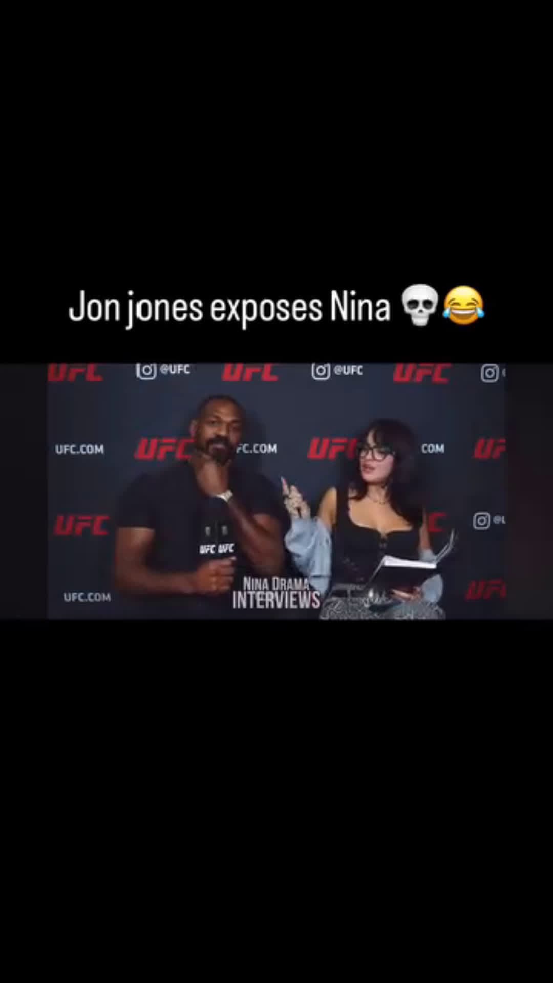cover for 👀🤣 Jones being Jones 😭 🤯#fyp #FirstVideoChallenge  #mmafighter  #ufc 