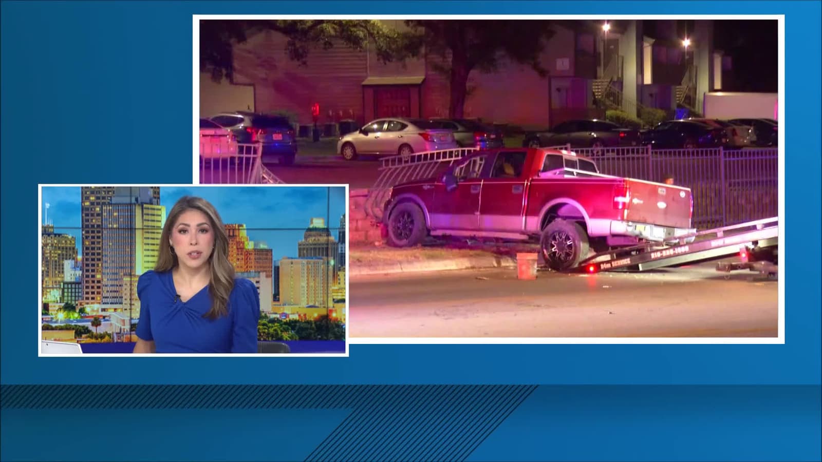 cover for Police say a passenger grabbing steering wheel caused a driver to crash into a fence and wall