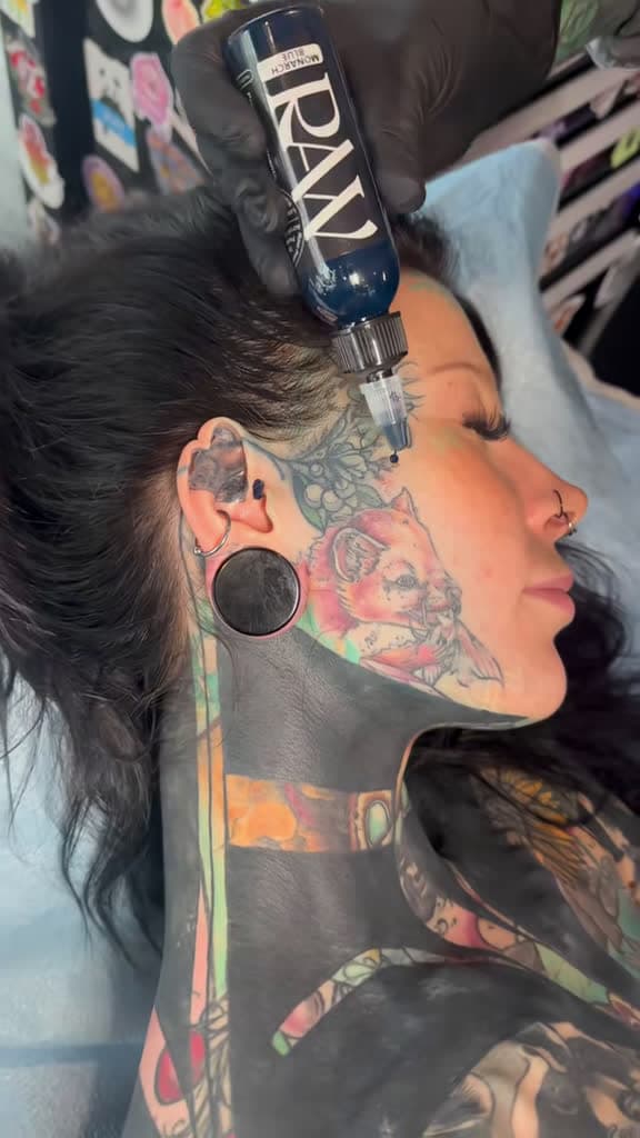 cover for Going full blackout with these bold tattoos! 🖤 #BlackoutTattoo #TattooTransformation #Inked #BodyArt