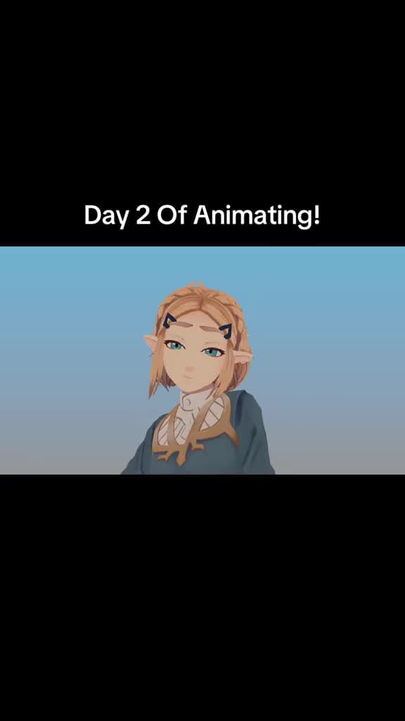 cover for Day 2 of animating a Zelda BOTW scene — progress is looking epic! 🔥🎬 #animation #Zelda #BOTW #animator #animatic