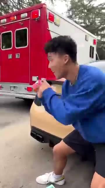 cover for Ambulance Gets Pranked With Stick Notes