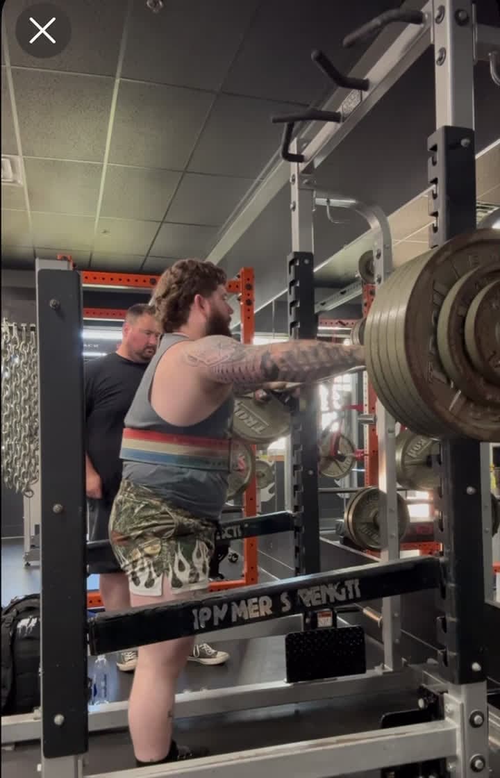 cover for Crushed a 575 lb squat! On the grind for 600 💪 #SquatPR #RoadTo600 #FitnessJourney