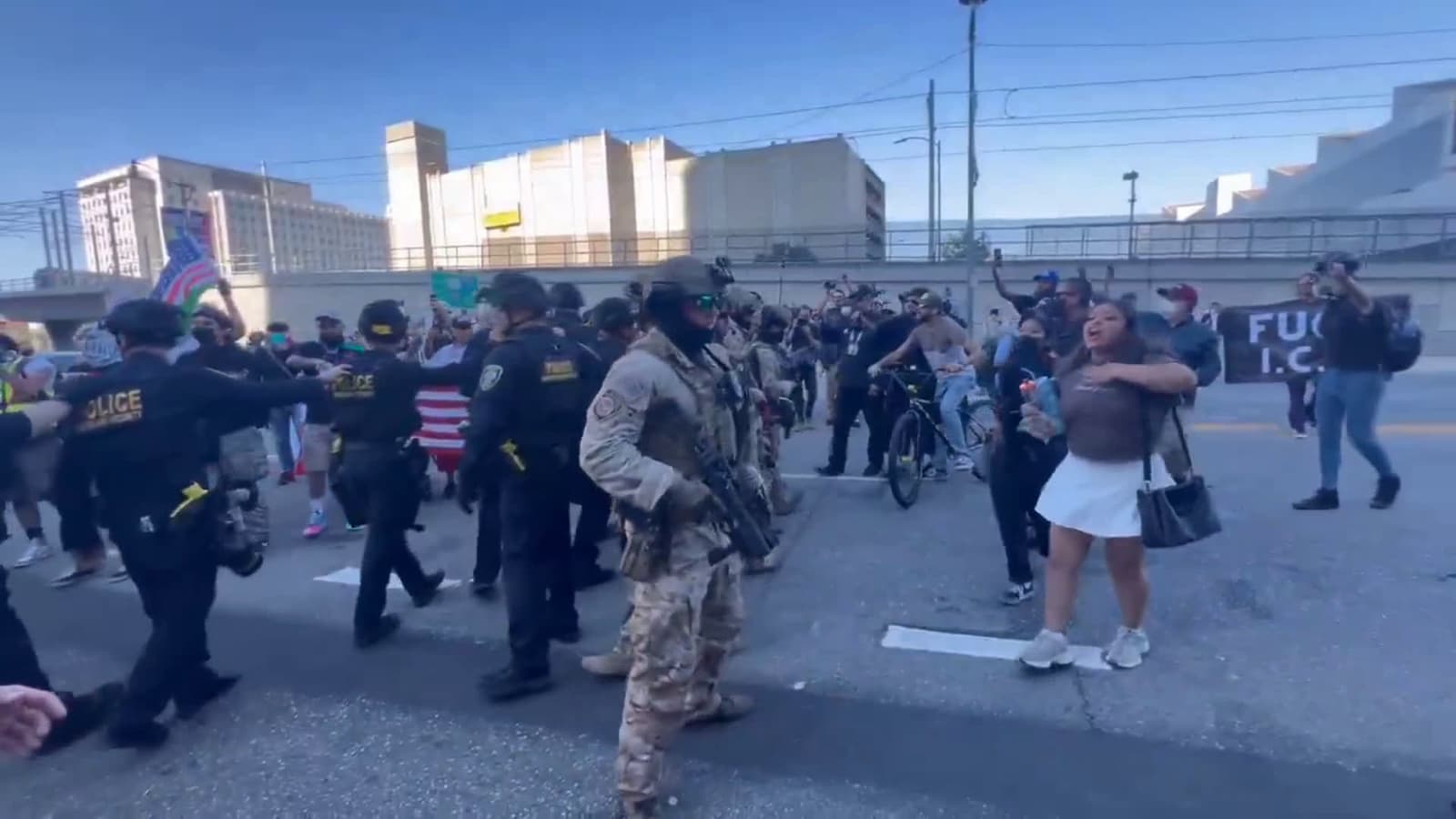 cover for An unlawful assembly has been declared in Los Angeles as rioters clash with National Guard and DHS outside the federal buildingHere we go again…#reallifedrama