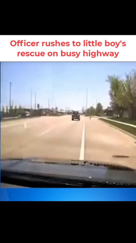 cover for Illinois police officer rushes to little boys rescue on busy highway #cops #copsoftiktok #police #officer #policesavepeople #fyp #foryou #viral