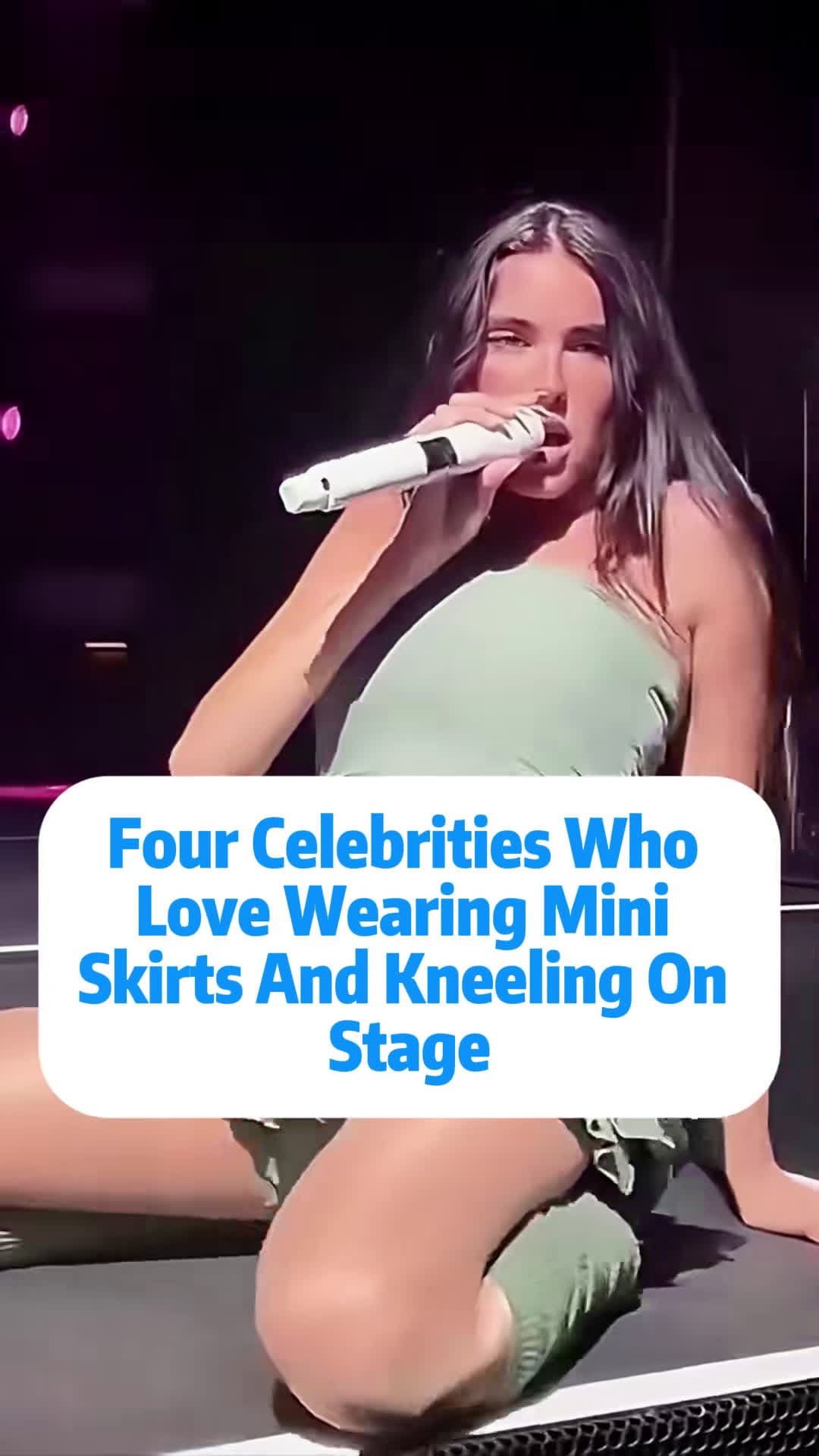 cover for #CaughtOnCamera 4 Celebrities Who Love Wearing Mini Skirts and Kneeling on Stage #celebritygossip #celebrityinterview #celebrity #celeb #celebritynews #moments #respect #love #show #art #cute #movie #influencer #news #makeup #instadaily #star #likeforlikes #celebrityfashion #movies #celebrities #style #music #explore #foryoupage #fyp #viral