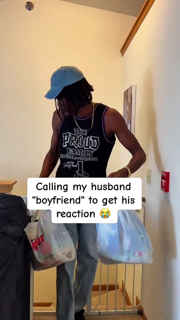 cover for Calling my husband my boyfriend trend scareprank scarecam scared prank funnyvideo funny vi 71438 #shortvideos