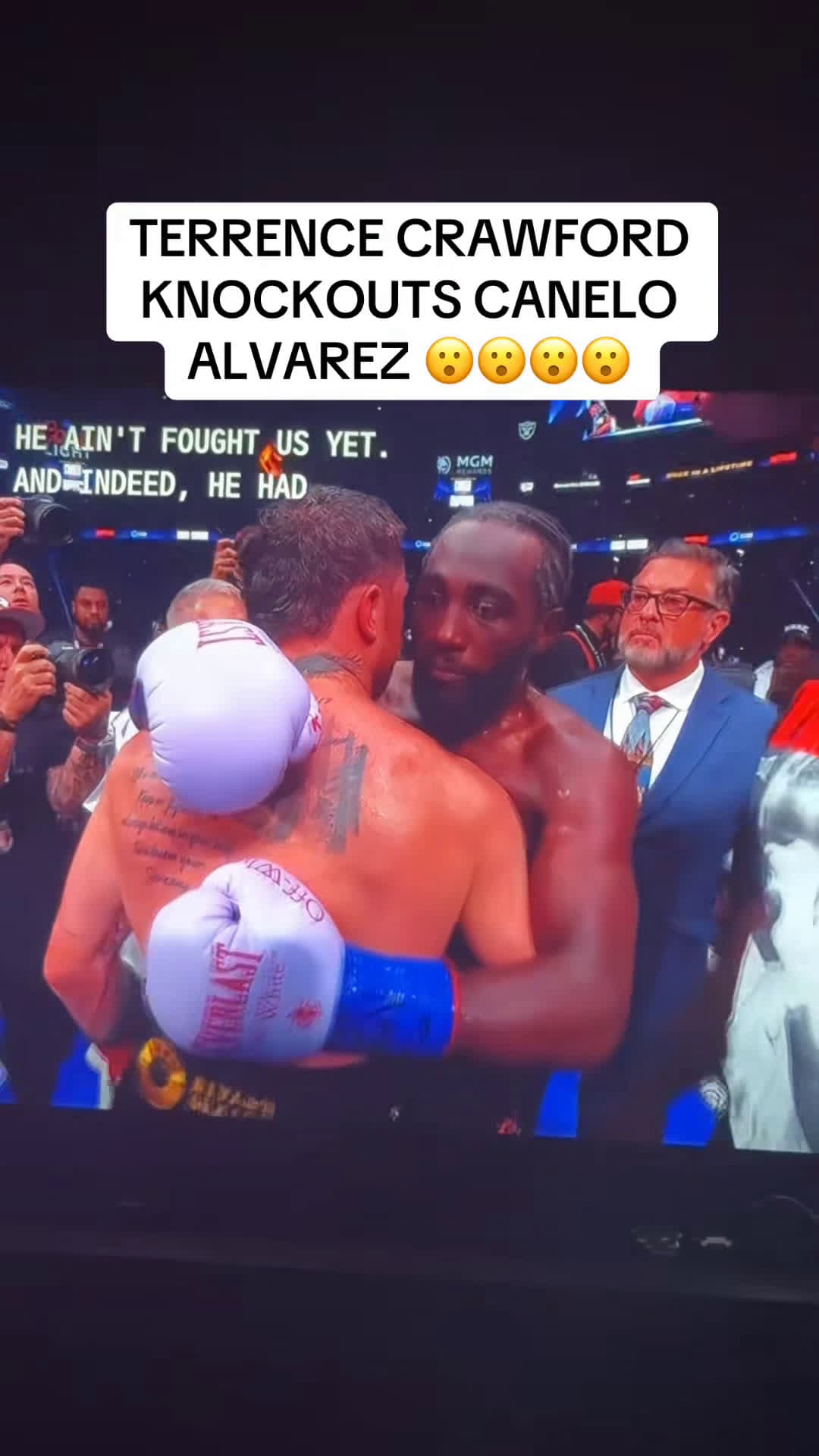 cover for Crawford knocks out Canelo😭