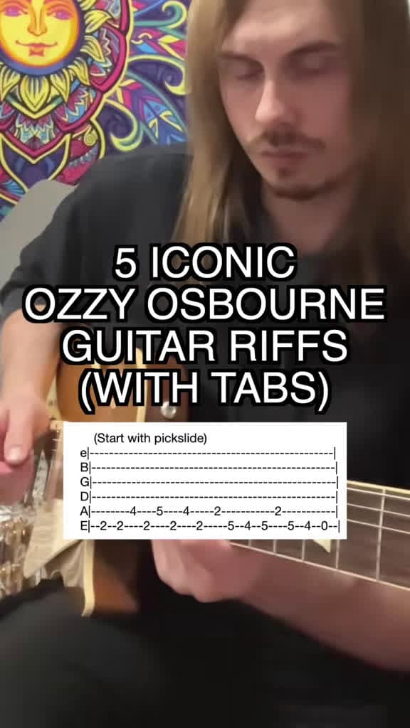 cover for Unforgettable Ozzy Osbourne Guitar Riffs You Need to Hear! 🎸🔥 #OzzyOsbourne #GuitarLegends #RandyRhoads