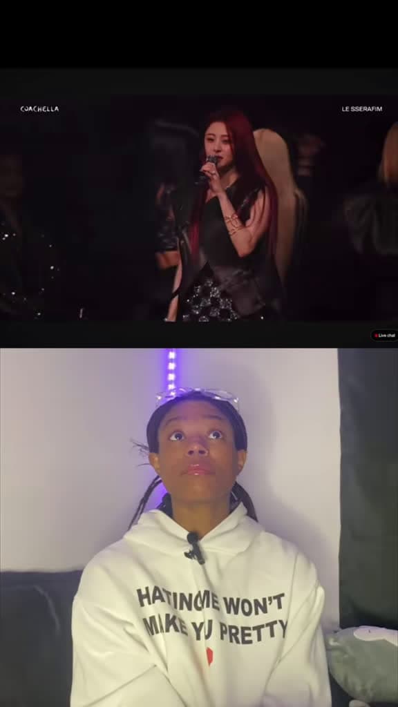 cover for Unreleased LE SSERAFIM song teased at Coachella – fans go wild! 🔥 #LE_SSERAFIM #Coachella #KPOP #UnreleasedSong