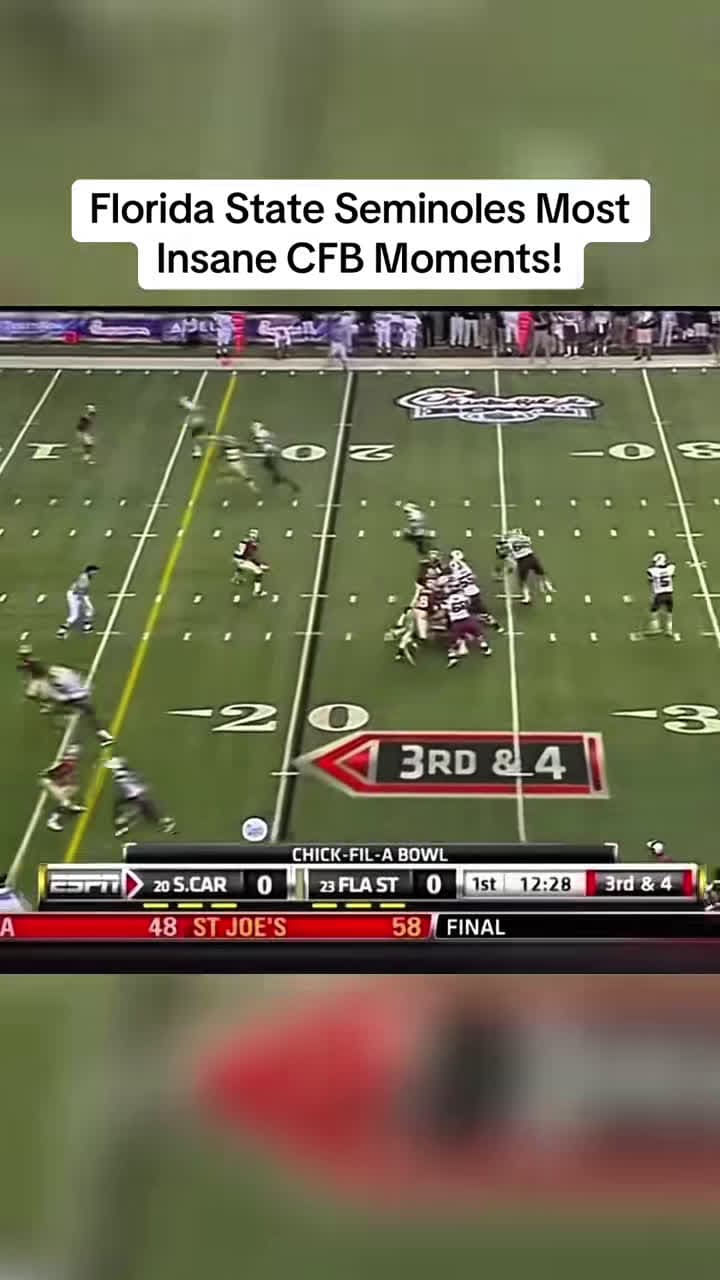 cover for Florida State Seminoles' wildest CFB moments — you won't believe these plays! 🏈🔥 #CFB #FloridaState #Noles #CollegeFootball