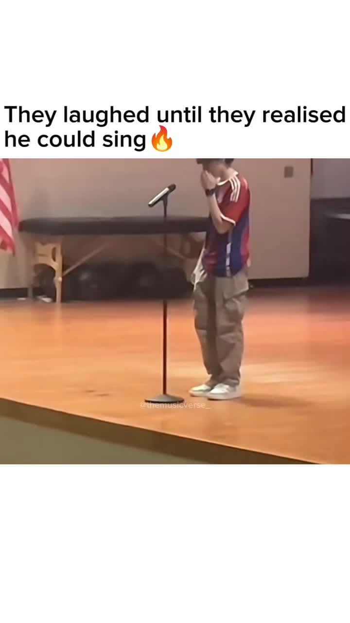 cover for They laughed until they realized he could sing 