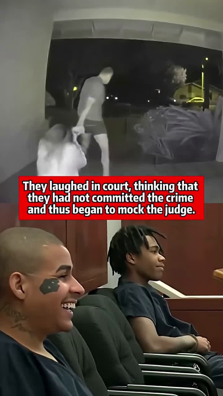 cover for They laughed in court, thinking that they had not committed the crime and thus began to mock the judge