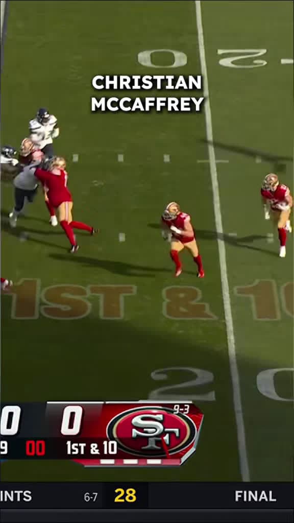 cover for Watch Christian McCaffrey's insane 72-yard run that added 69 rush yards over expected—the most impressive rush of the season! #49ers #NFL #Football #FantasyFootball 🏈
