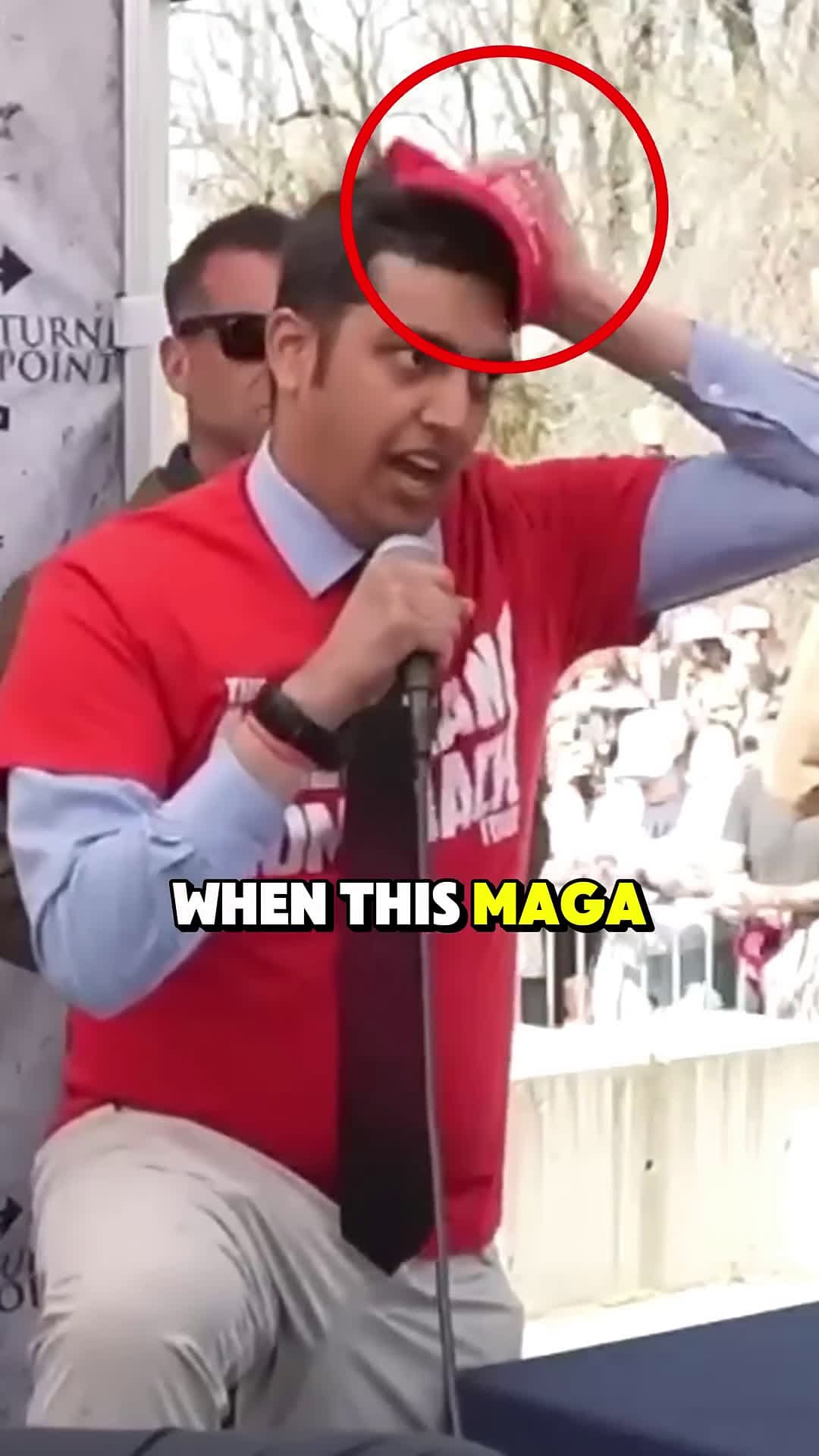 cover for Student ASSAULTED For Wearing a MAGA CAP! #shorts #charliekirk #debate
