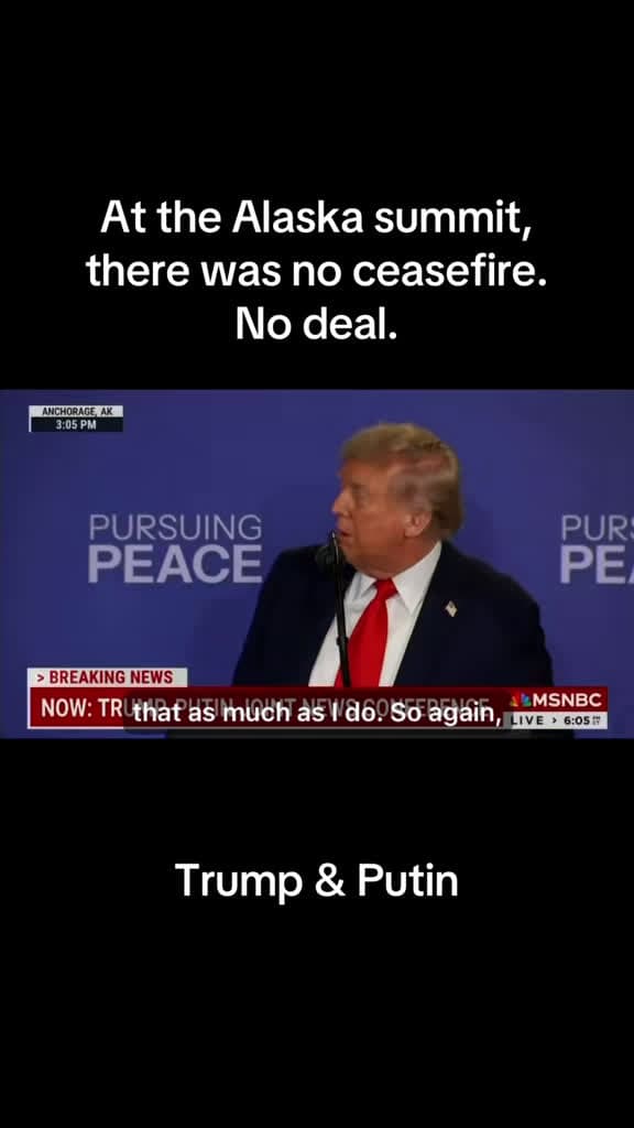 cover for Alaska summit drama: no ceasefire, no deal, no follow-up meeting, and plenty of praise for Putin. What was discussed behind the scenes? 🤔 #Trump #Putin #Ukraine #AlaskaSummit