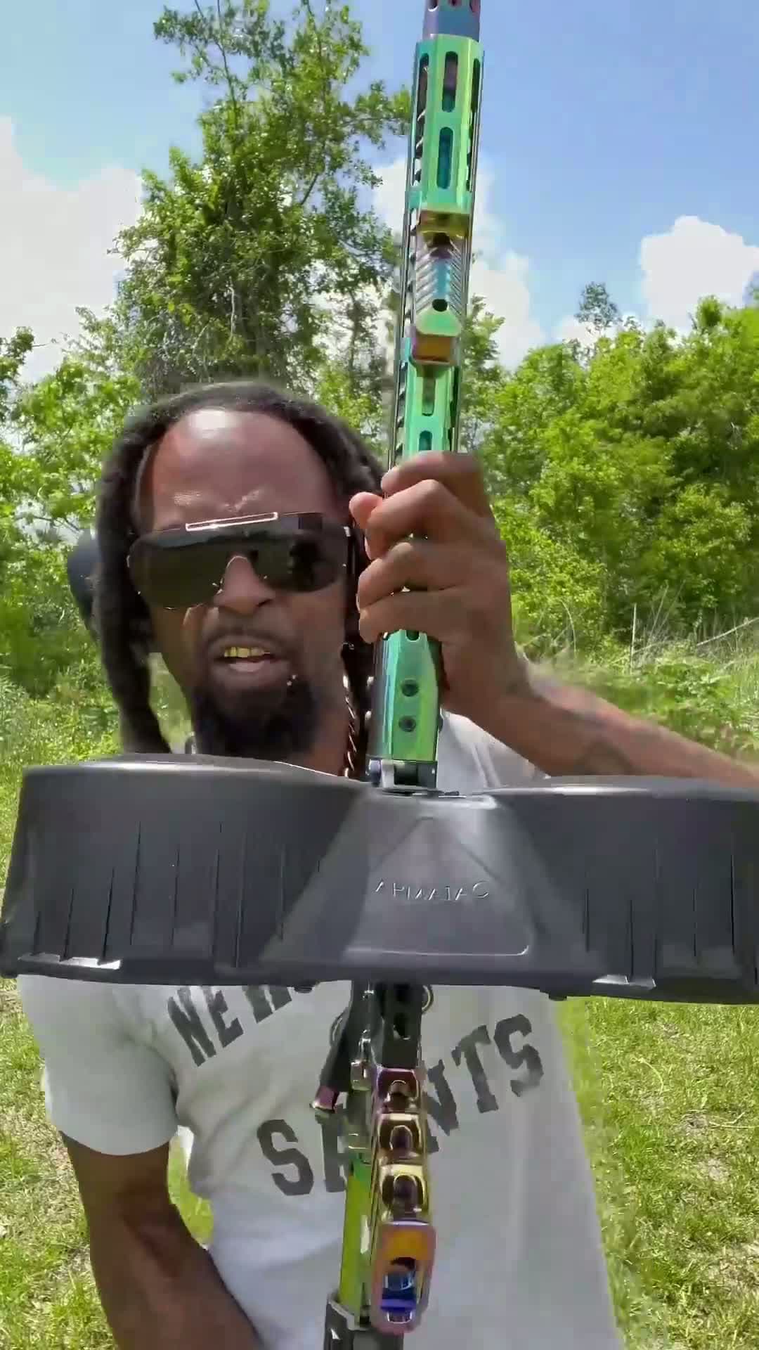 cover for Shooting 150 rounds out of a full automatic!  #foryou  #fyp  #foryoupage  #scoopz  #guns  #gun  #shooting  #hoodlife  #firstvideochallenge  #caughtoncamera  #viral  #comedy  #funniestvideoonmyphone