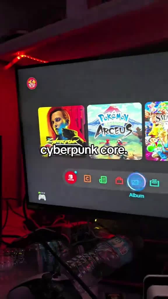 cover for Cleaning my chaotic desk before a Cyberpunk 2077 session — gamer life in tidy mode 🧹💻 #cyberpunk2077 #switch2 #nintendo #glitch #funny