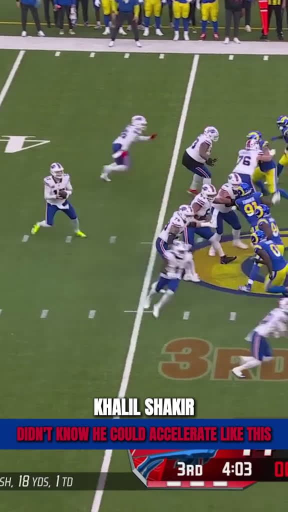 cover for Khalil Shakir Turns a Simple Pass Into a TD vs the Rams  nflfootball nflhighlight 81535 #american