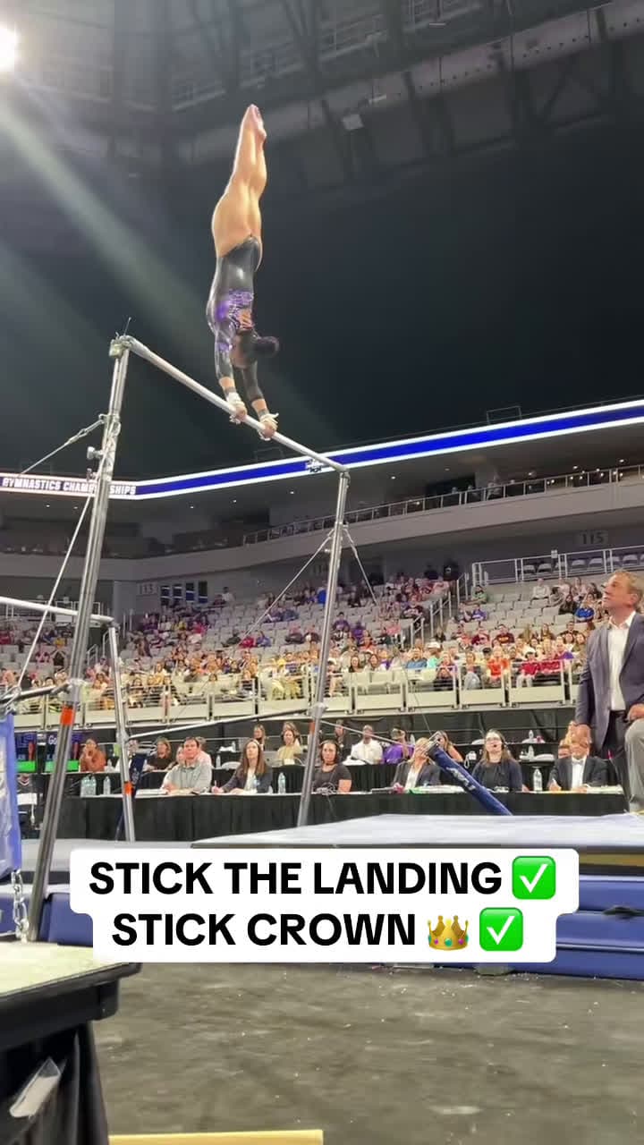 cover for gymnastics LSU SEC crown 