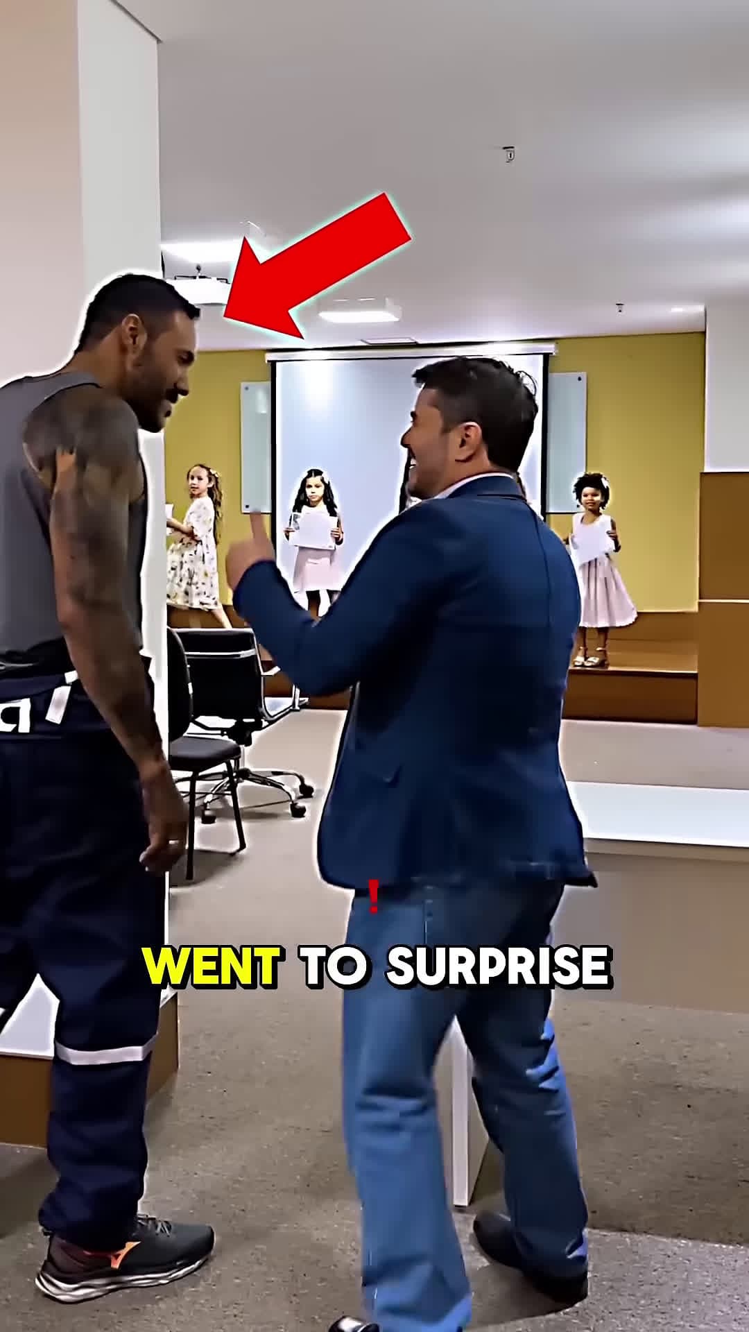 cover for He thought his daughter would be embarrassed to see him she ran straight to hug him