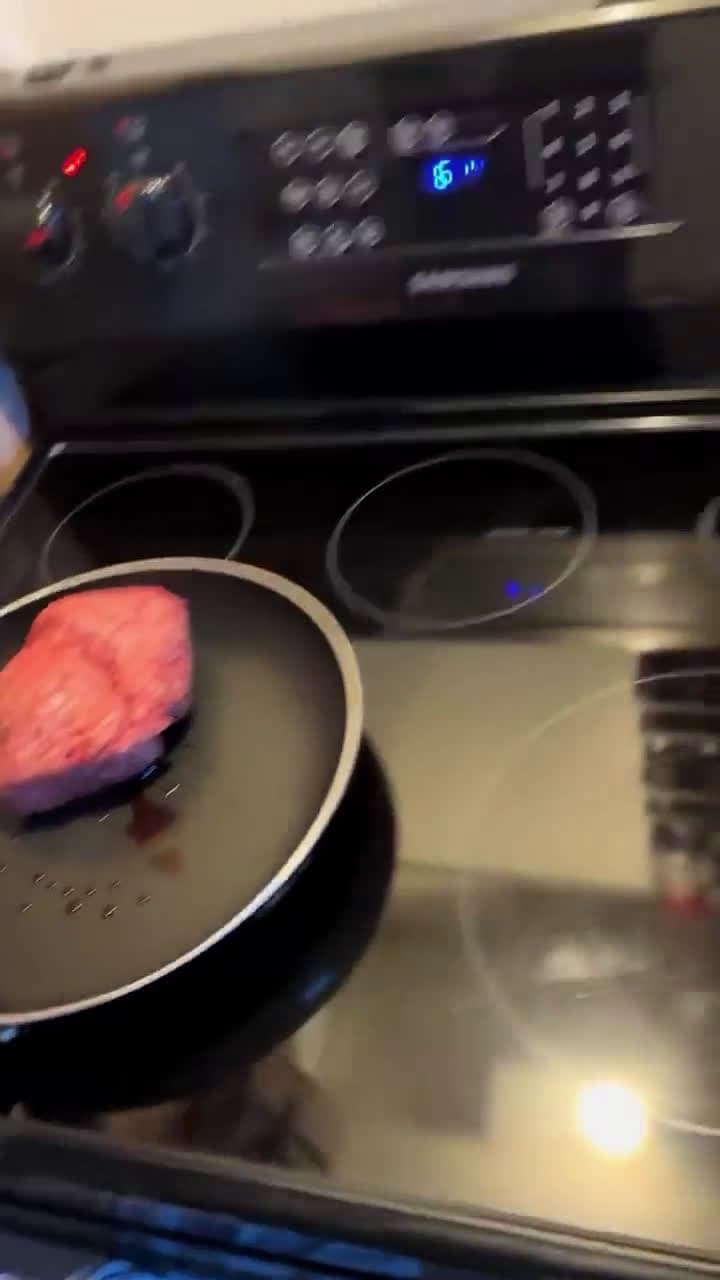 cover for Sizzling up the perfect steak for dinner! 🥩🔥 #DinnerGoals #MeatLovers #HomeCooking