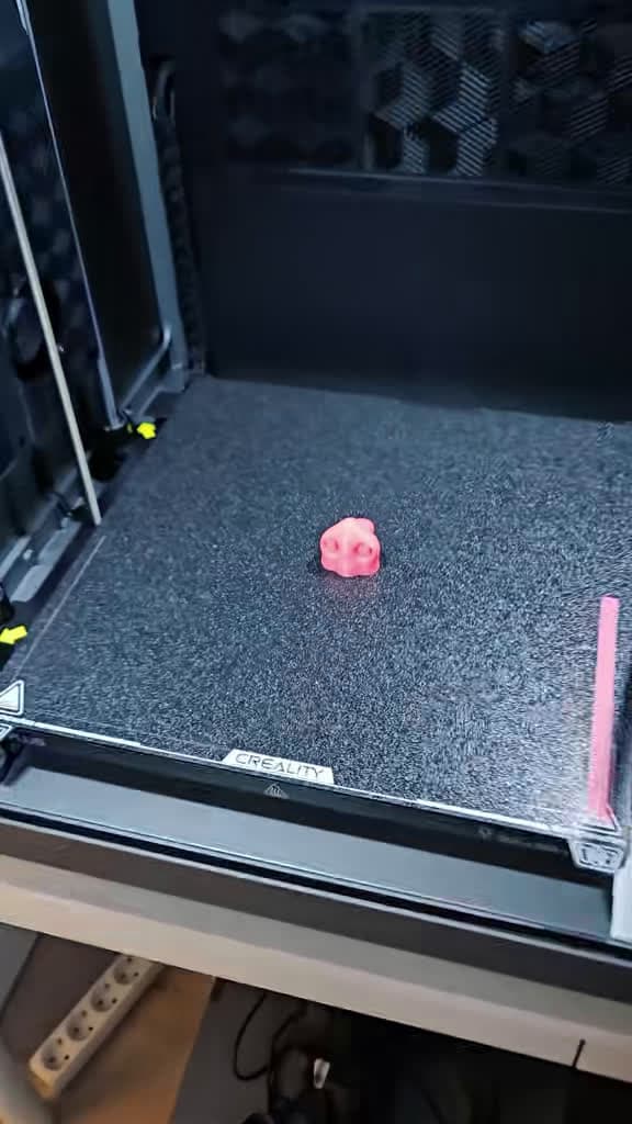 cover for 3D printed nose-shaped toothpaste cap! Satisfying ASMR timelapse #3dprinting #satisfying #timelapse 🦄