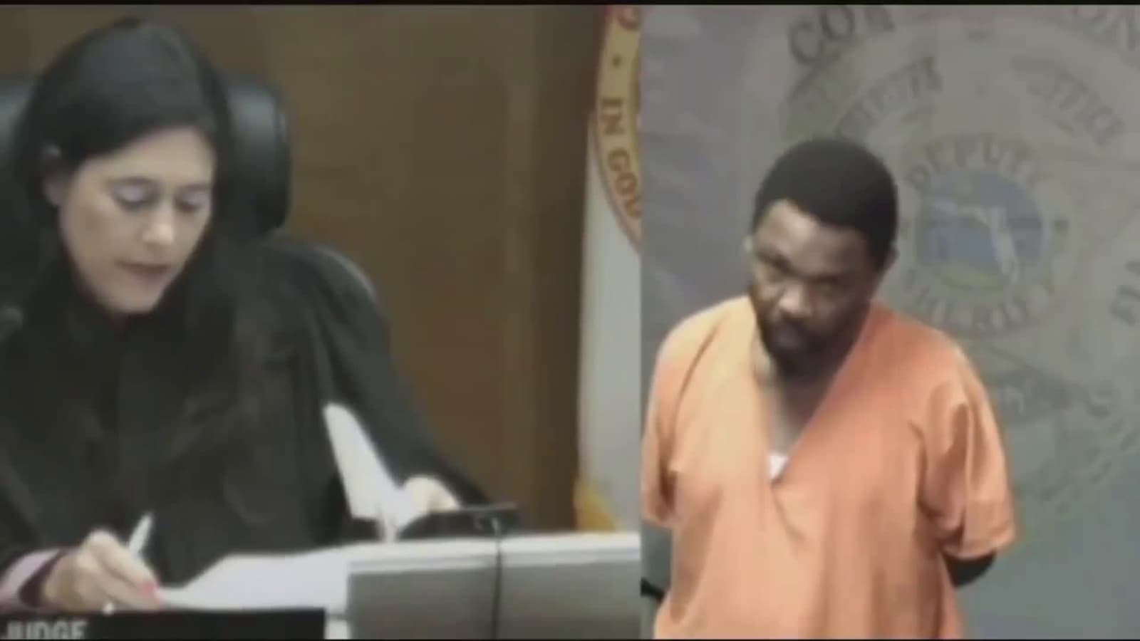 cover for #firstvideochallenge  Judge recognizes friend from middle school #explore #fyp #follow