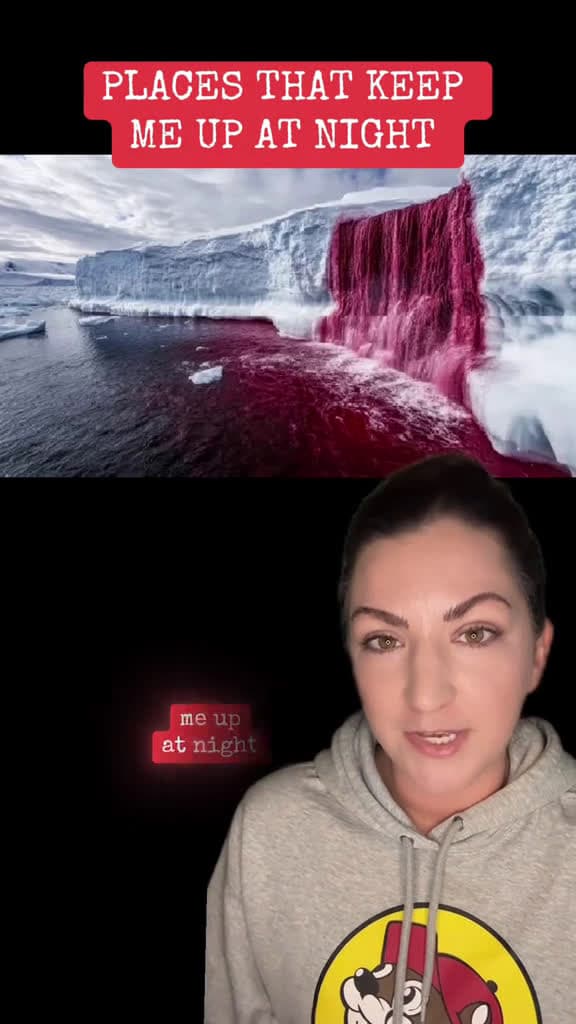 cover for It looks like the ice is bleeding - but the truth behind Antarctica’s Blood Falls is even stranger than fiction.  Episode 1 of Places That Keep Me Up at Night. #PlacesThatKeepMeUpAtNight #BloodFalls #Antarctica   #Science #Cree...