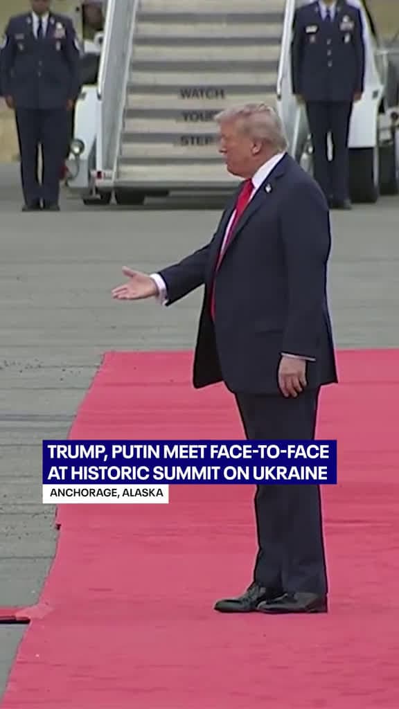 cover for Trump and Putin Meet: A Historic Handshake in Alaska