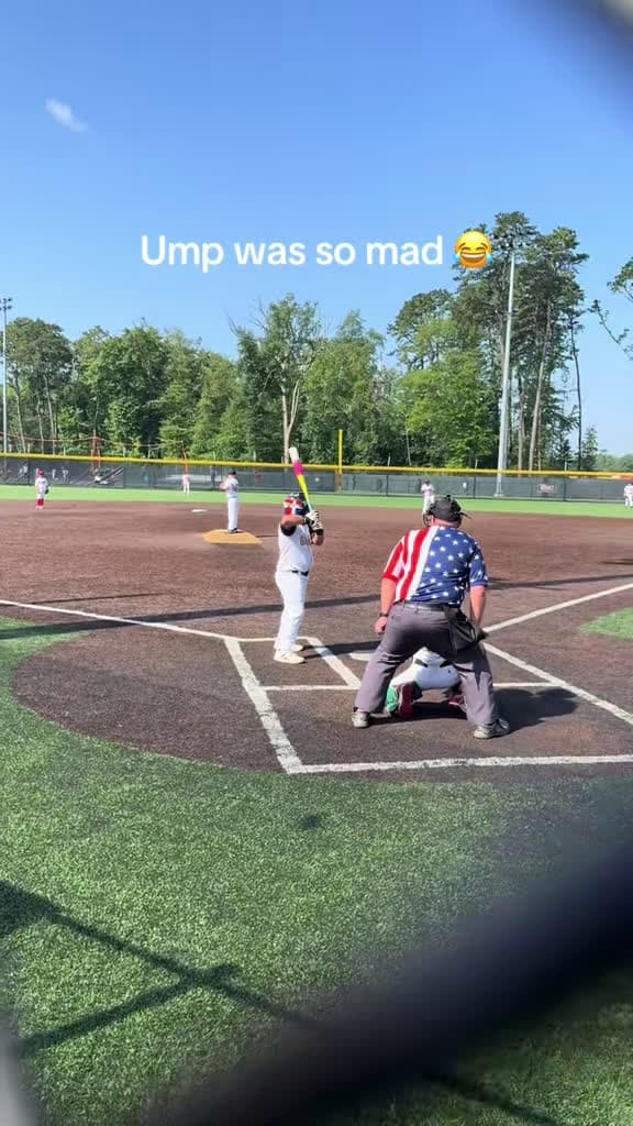 cover for Umpire Can't Handle Manny Jr's Home Run Streak! ⚾️🤣 #10UBaseball #HomeRunHero #TravelBall